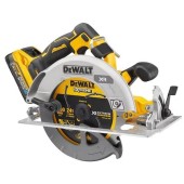 Fierastrau circular pe acumulator DeWalt DCS573H2T-QW, 18 V, 5500 rpm, 190 mm, 2 acumulatori, 5 Ah (Galben/Negru)