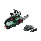 Fierastrau electric pe acumulator Bosch UniversalChain 18 BT, 18 V, 20 cm lungime lama, 4.5 m/s viteza lant, lubrifiant lant, lant fierastrau, capac lant, ghidaj, fara acumulator/incarcator