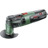 Fierastrau multifunctional, Bosch, Geanta de transport, 12 piese, 250 W (Verde/Negru)