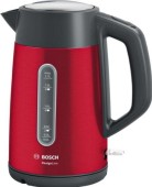 Fierbator de apa Bosch TWK4P440, 1.7 L, 2400 W (Rosu/Negru)