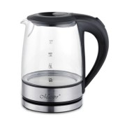 Fierbator de apa Feel-Maestro MR-062, 1.2 L, 1630 W (Negru/Transparent)