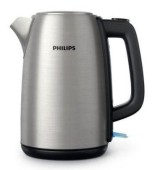 Fierbator de apa Philips Daily Collection HD9351/90, 1.7 L, 2200 W (Negru/Argintiu)