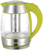 Fierbator Heinner Charm HEK-TF2200GR, cu filtru de ceai, 1.8l, 2200W (Verde)