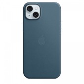 FineWoven fabric with MagSafe for iPhone 15 Plus - pacific blue