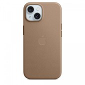 FineWoven with MagSafe for iPhone 15 - taupe