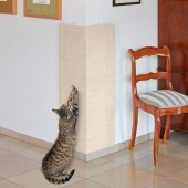 FLAMINGO Suport pentru ascuţit ghearele, Corner, Bej, pentru amplasare pe perete