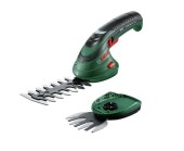 Foarfeca pentru tuns arbusti Bosch Isio 0600833108, Cutit 12 cm, Latime de taiere 80 mm (Negru/Verde)