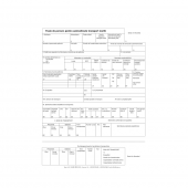 Foi parcurs marfa, A4, hartie offset, 100 seturi/carnet Foi parcurs marfa, A4, 100 file/carnet