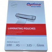 Folie pentru laminare Optima, A5 (154 x 216 mm), 125 microni 100buc/top