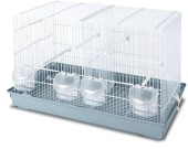 FOP Colivie pentru păsări COVA 2 albă 58x32x41cm