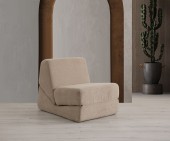 Fotoliu extensibil, Artie, 560ARE4171, Poliester, Crem inchis