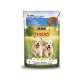 Friskies Junior, hrana umeda pentru caini, Pui si Morcov, 100 g