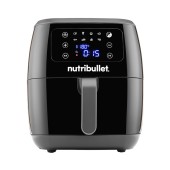 Friteuza fara ulei nutribullet XXL Digital Air Fryer, 1800 W, 7 L, 1.4 kg, 8 programe presetate, Afisaj digital, Negru