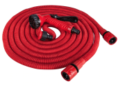 Furtun extensibil PROFESIONAL 22M de gradina Rosu