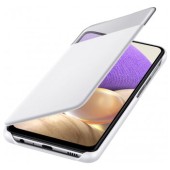 Galaxy A32 5G (A326B) - Husa Smart Flip tip View Wallet Cover, Alb