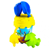 Galetusa pentru nisip cu accesorii, 6 piese