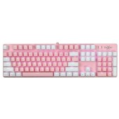 Gaming HKM-68 Pinklove Blue Switch Mecanica