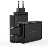 GaN 140W 4 porturi (2x USB C, 2x USB) negru (PD6005)