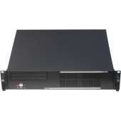 Gembird 19'' Rack-mount chassis (2U), black