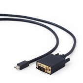 GEMBIRD Cablu Gembird CC-mDPM-VGAM-6, Displayport male - VGA male, 1.8m, Black