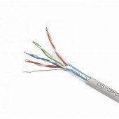 Gembird FTP solid cable, cat. 5e, 0.51 mm CCA, 305m, gray