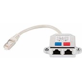 Gembird LAN port splitter, FTP, 2x RJ45