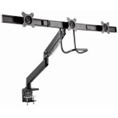 Gembird MA-DA3-03 Desk mounted adjustable monitor arm for 3 monitors, 17”-27”, up to 6 kg