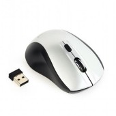 GEMBIRD Mouse Optic Gembird MUSW-4B-02-BS, USB Wireless, Black-Silver+