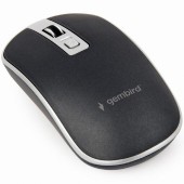 GEMBIRD Mouse, wireless Gembird, 1600 dpi, MUSW-4B-06-BS, Negru / Argintiu