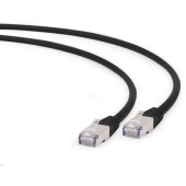 Gembird patchcord RJ45, cat. 6A,FTP, LSZH, 0.25m, black