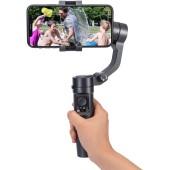 Gimbal pentru Telefon cu Trepied si Telecomanda, Pliabil - Techsuit (F3) - Black