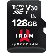 GOODRAM Card de memorie microSDXC Goodram IRDM 128GB,UHS I,cls 10 + adaptor, IR-M3AA-1280R12