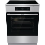 Gorenje Aragaz electric, Gorenje, 600 mm, Argintiu/Negru