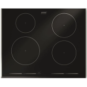 Gorenje Plita incorporabila cu inductie Gorenje+, Ceramica, 4 Zone de gatit, 65 cm, Touch control, Negru