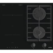 Gorenje Plita incorporabila GORENJE GCI691BSC, Mixta, 4 arzatoare, negru