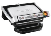 Gratar electric Tefal Optigrill+ Wafles GC716D12, 2000 W, 6 programe, indicator nivel gatire, placi detasabile, accesoriu gofre (Negru/Inox)