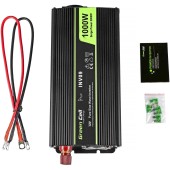 Green Cell INV09 power adapter/inverter Auto 1000 W Black