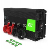 Green Cell Invertor de tensiune 1500W/3000W 12V la 230V Volt USB DC AC Unda sinusoidala pura Green Cell