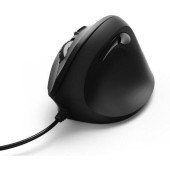 Hama Mouse Ergonomic cu fir Hama EMC-500, 1400 DPI, Optic, Negru