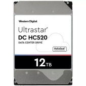 Hard disk Western Digital (HGST) Ultrastar, DC HC520 (He12), HDD 12TB, 3.5 ', 7200 RPM, SATA III 6Gb / s, 256MB 4KN SE HUH721212ALN604