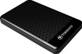 HDD Extern Transcend 25A3K, 2.5 inch, 2TB, USB 3.0, Protectie la soc (Negru)