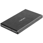 HDD/SSD enclosure Natec Rhino for 2.5'' SATA - USB2, Aluminum