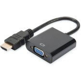 HDMI-Konverter HDMI-A -> VGA(D-Sub) Negru