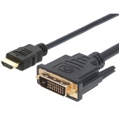 HDMI la DVI-D 5m Negru