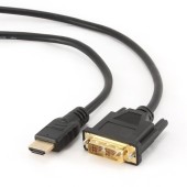 HDMI Male - DVI-D Male, 7.5m, negru, bulk