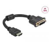 HDMI tată la DVI 24+5 mamă 4K 30 Hz, 20 cm