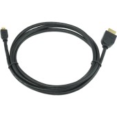 HDMI v.1.3 A-D (micro) T/T, black, conectori auriti, 1.8 m, CC-HDMID-6