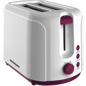 HEINNER Prajitor de Paine Heinner Charm, 750W, 6 setari, Alb/Visiniu