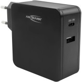 Home incarcator 247PD 1xUSB 1xUSB Type-C PD 45W 4700mA