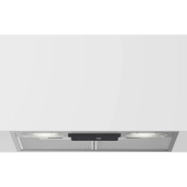 Hota incorporabila integrata HNU51311SH, Putere absorbtie 381 m3/h, 1 motor, Control mecanic, Iluminare LED, Inox